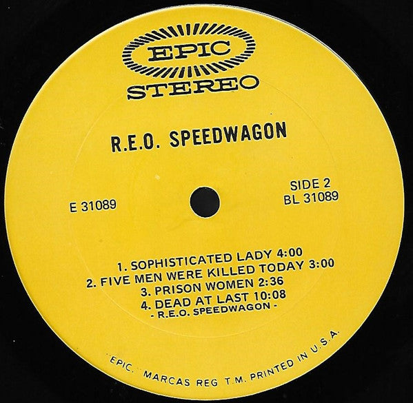 REO Speedwagon : R.E.O. Speedwagon (LP, Album, Ter)