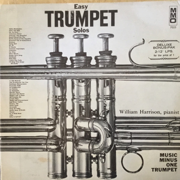 William Harrison (3) : Easy Trumpet Solos (2x12", Album, Dlx)