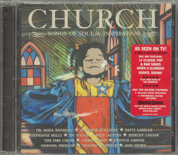 Various : Church: Songs of Soul & Inspiration (CD, Comp + CD-ROM)