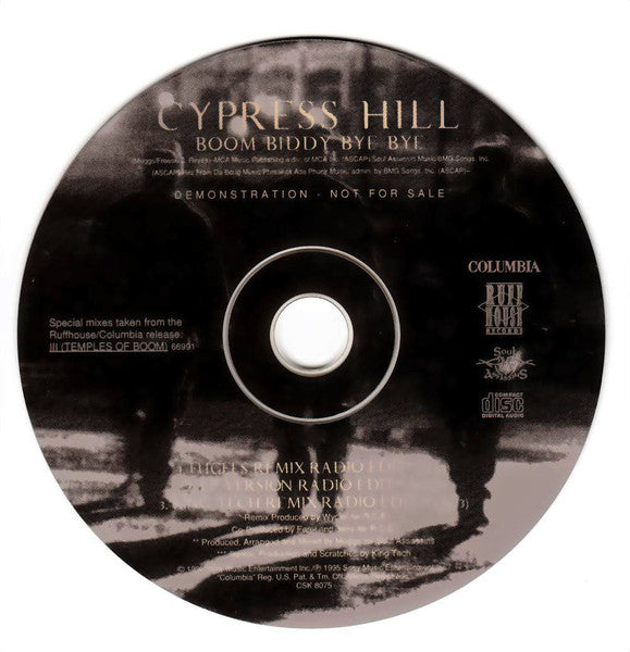 Cypress Hill : Boom Biddy Bye Bye (CD, Single, Promo)