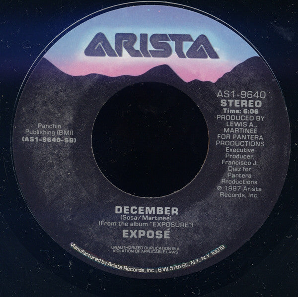 Exposé : Seasons Change (7", Single, Styrene, All)