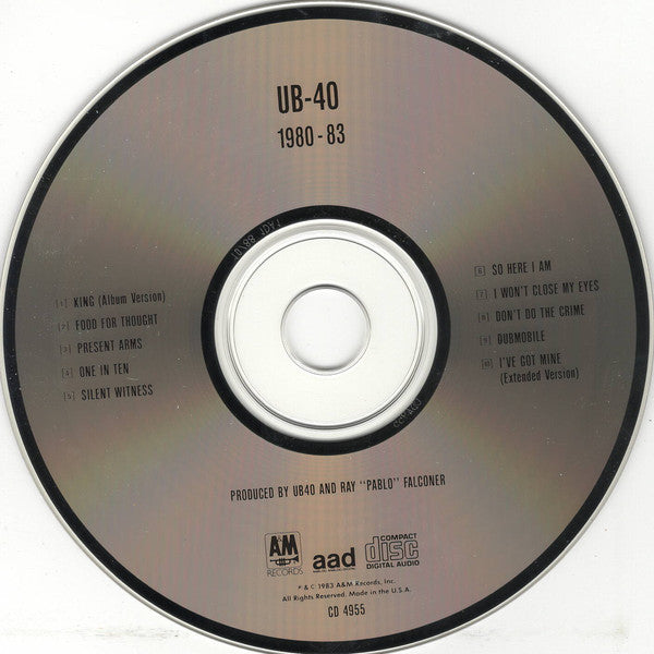 UB40 : 1980-83 (CD, Comp)
