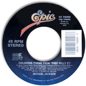 Michael Jackson : Scream / Childhood (Theme From "Free Willy 2") (7", Single)