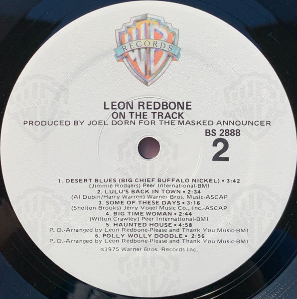 Leon Redbone : On The Track (LP, Album, RE)