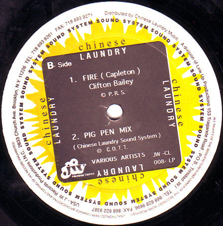 Merciless & Edwin Yearwood / Chinese Laundry / Capleton : Queen Of The Pack / Most Of All / Fire (12")