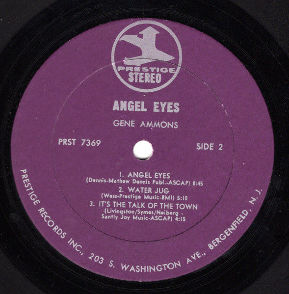 Gene Ammons : Angel Eyes (LP, Album, RE)