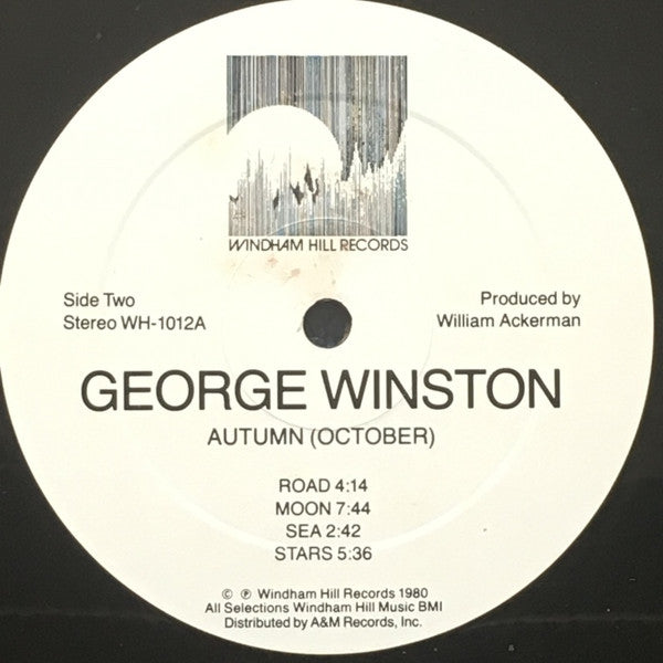 George Winston : Autumn (Piano Solos) (LP, Album, RE)