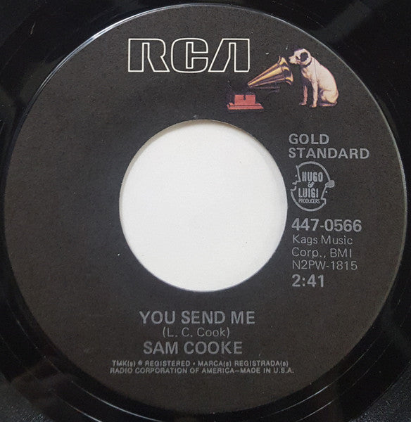 Sam Cooke : Twistin' The Night Away / You Send Me (7")