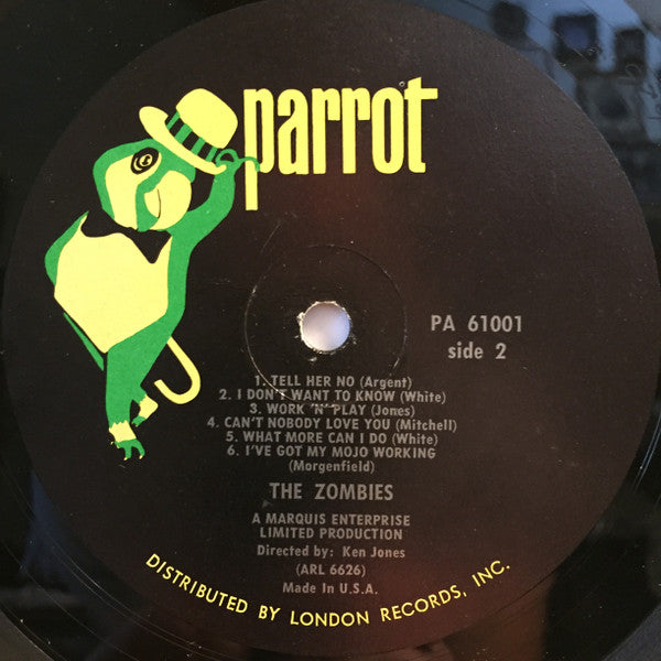 The Zombies : The Zombies (LP, Album, Mono)