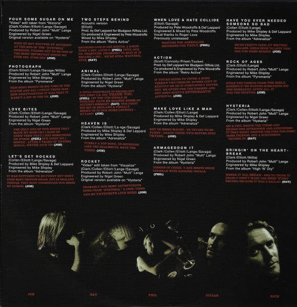 Def Leppard : Vault: Def Leppard Greatest Hits 1980-1995 (2xLP, Comp, RE)