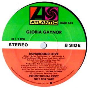 Gloria Gaynor : America (12", Promo)