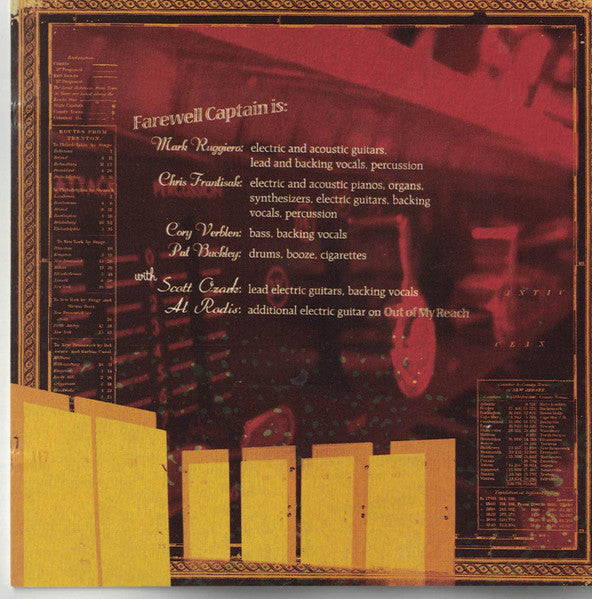 Farewell Captain : The Jersey Bounce (CD, Album)