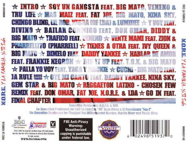 N.O.R.E. : Y La Familia...Ya Tú Sabe (CD, Album, Cle)