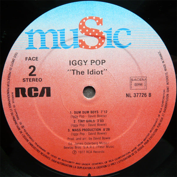 Iggy Pop : The Idiot / Lust For Life (2xLP, Comp)