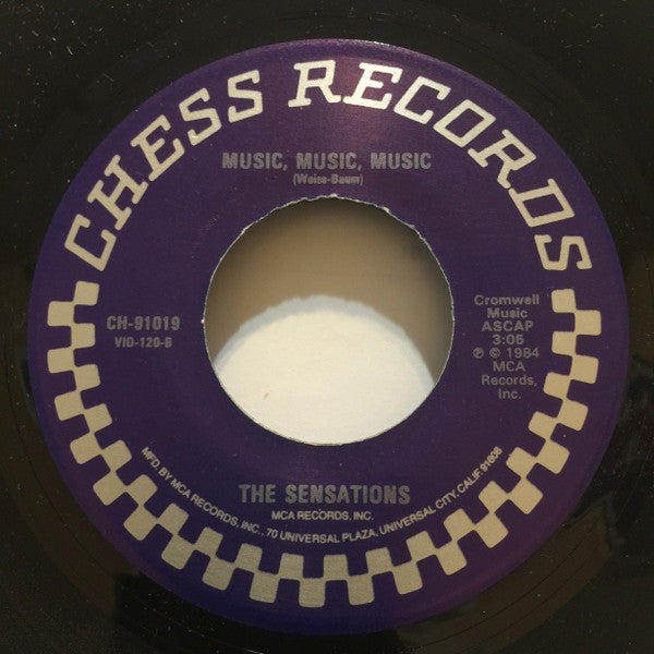 The Sensations (2) : Let Me In (7", Single, RE)