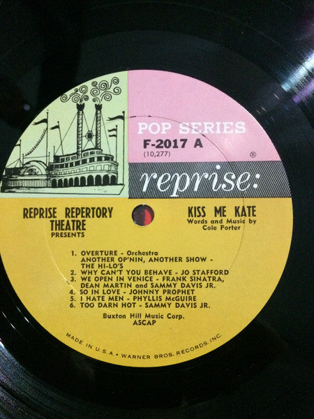 Various : Reprise Musical Repertory Theatre Presents Kiss Me Kate (LP, Album, Mono)