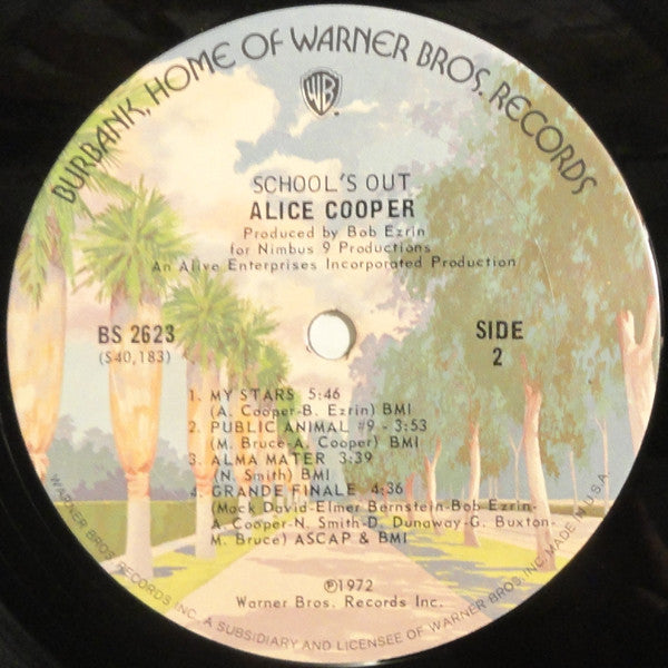 Alice Cooper : School's Out (LP, Album, RP)