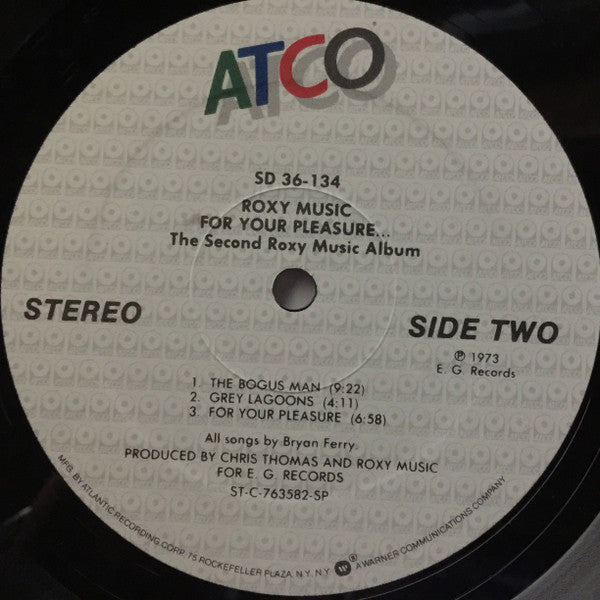 Roxy Music : For Your Pleasure (LP, Album, RE, Pre)