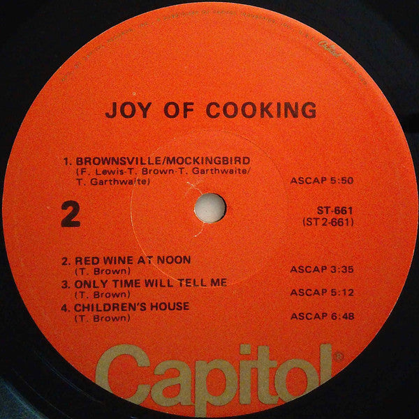 Joy Of Cooking : Joy Of Cooking (LP, Album, RE, Jac)