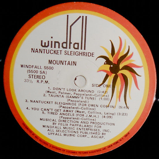 Mountain : Nantucket Sleighride (LP, Album)