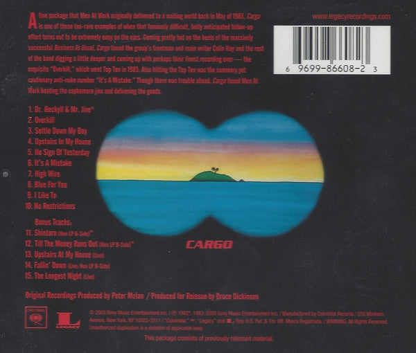 Men At Work : Cargo (CD, Album, RE)