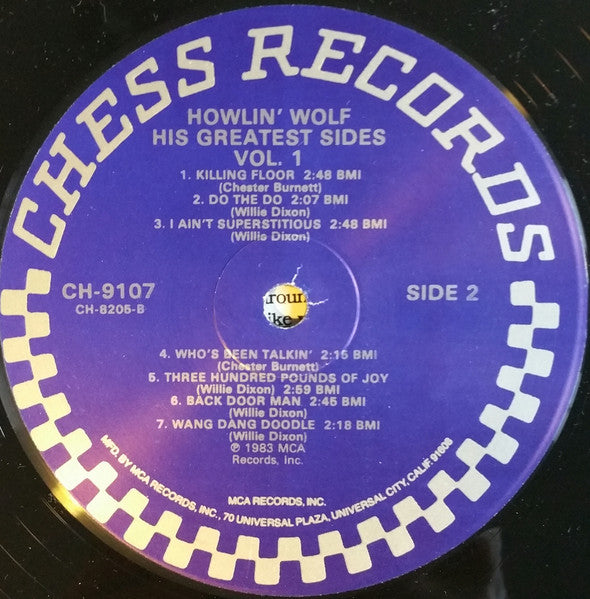 Howlin' Wolf : His Greatest Sides, Volume One (LP, Comp, Mono, Glo)