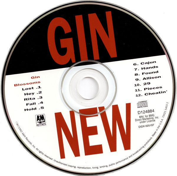 Gin Blossoms : New Miserable Experience (CD, Album, Club)