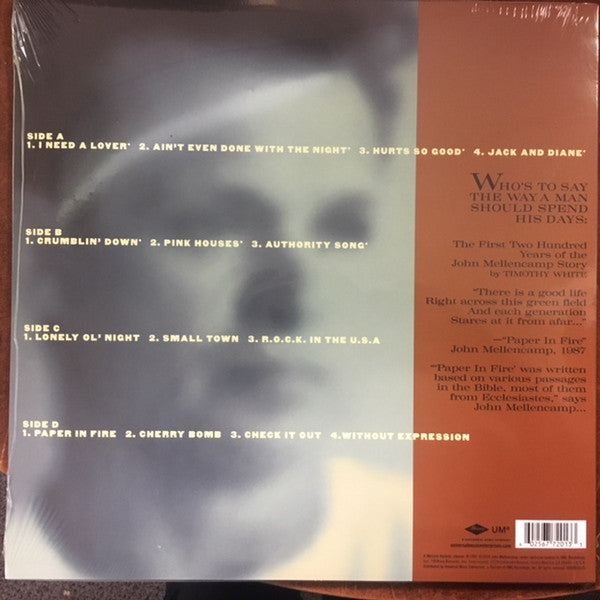 John Mellencamp* : The Best That I Could Do (1978-1988) (2xLP, Comp, RE)