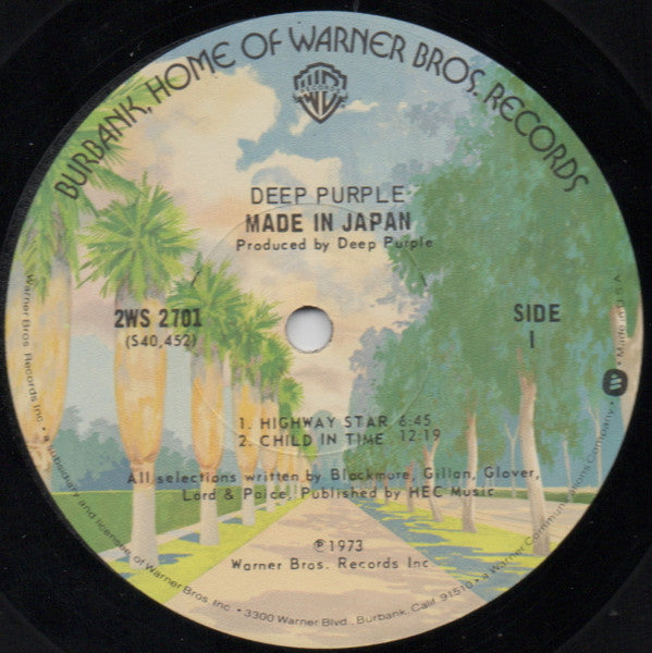 Deep Purple : Made In Japan (2xLP, Album, Los)