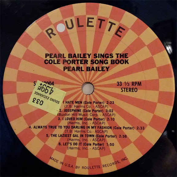 Pearl Bailey : Pearl Bailey Sings The Cole Porter Songbook (LP, Comp)