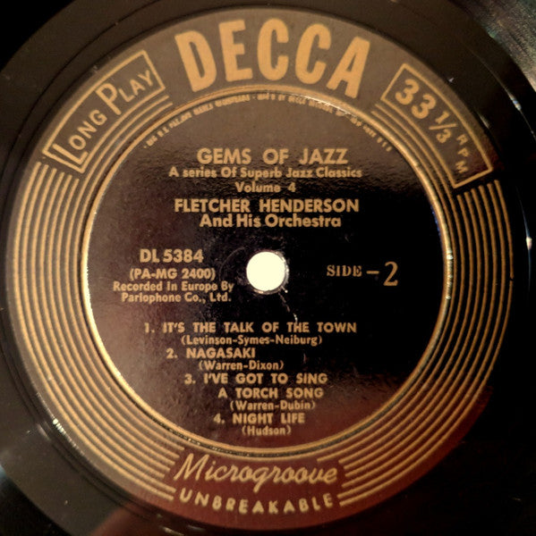 Various : Gems Of Jazz: Volume 4 (10", Album, RE)