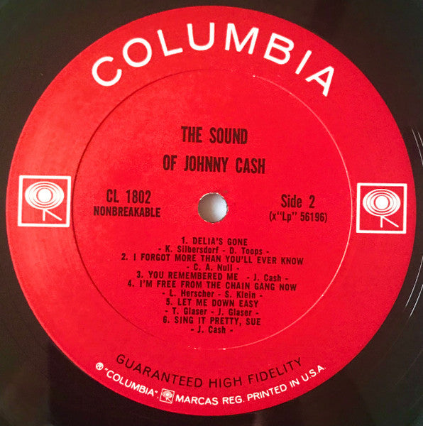 Johnny Cash : The Sound Of Johnny Cash (LP, Album, Mono, RE, Pit)