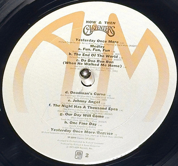 Carpenters : Now & Then (LP, Album, RE, Ter)