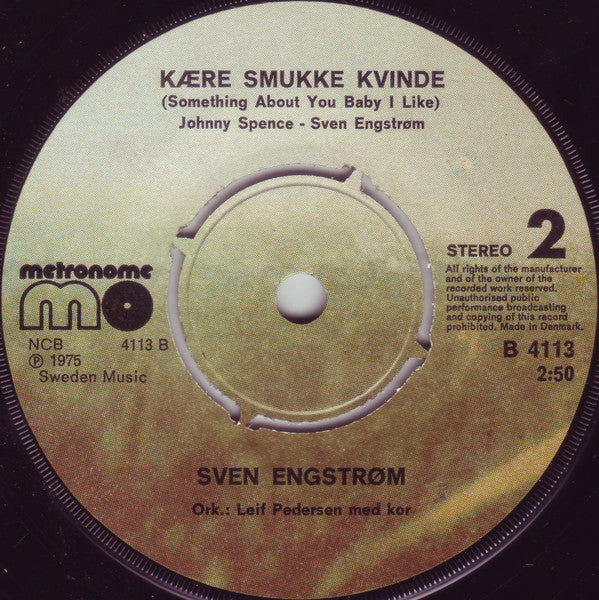 Sven Engstrøm : Superstar (7")