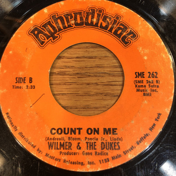 Wilmer & The Dukes : Living In The U.S.A. / Count On Me (7", Single)