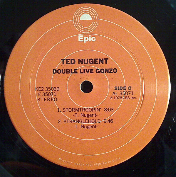 Ted Nugent : Double Live Gonzo! (2xLP, Album, San)