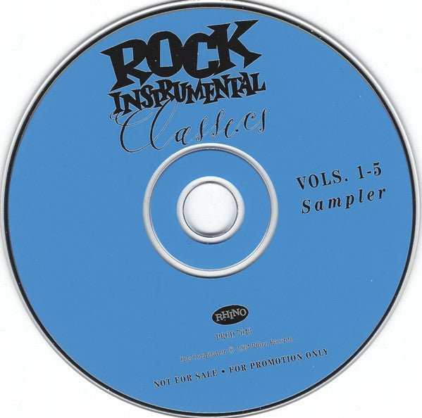 Various : Rock Instrumental Classics Vols. 1-5 Sampler (CD, Comp, Promo, Smplr)