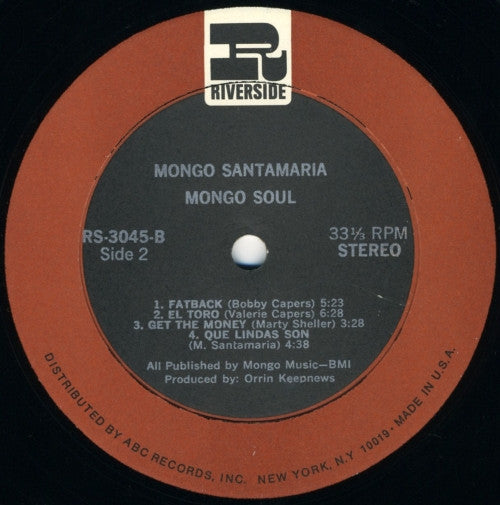 Mongo Santamaria : Mongo Soul (LP, Comp)