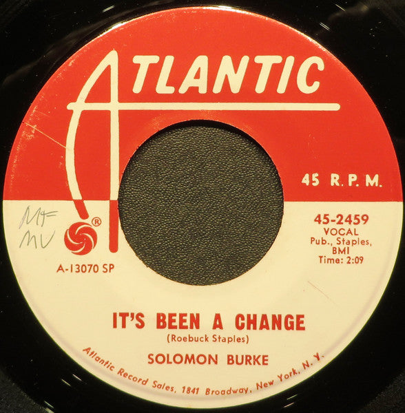 Solomon Burke : Detroit City (7", Single, Promo, SP )