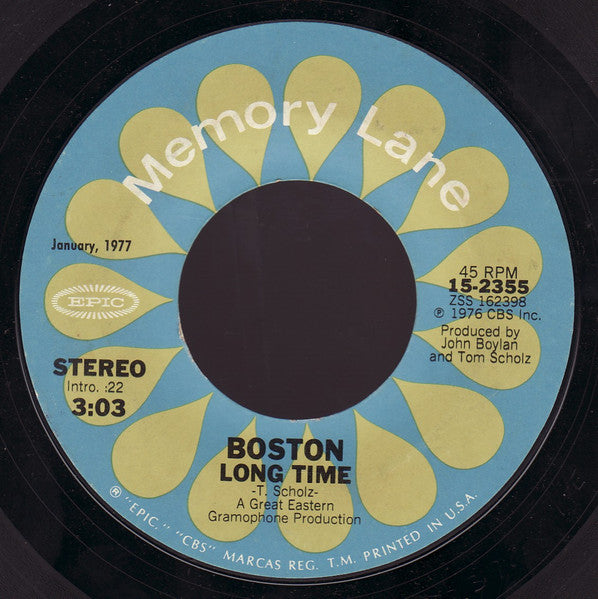 Boston : More Than A Feeling (7", Single, Ter)