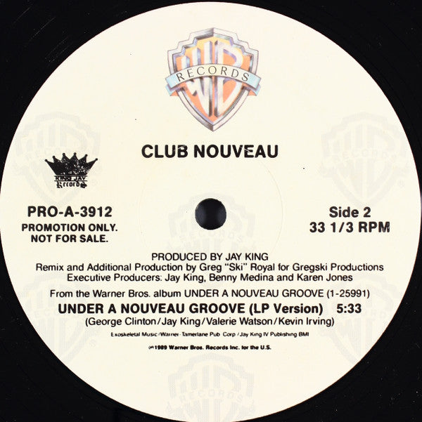 Club Nouveau : Under A Nouveau Groove (12", Promo)