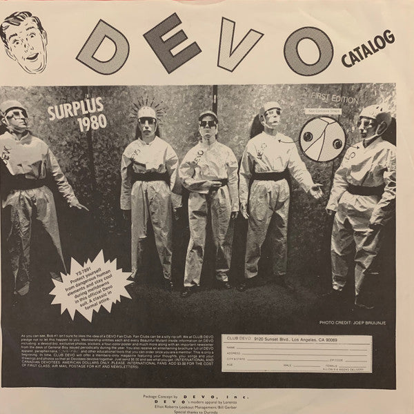 Devo : Freedom Of Choice (LP, Album, Jac)