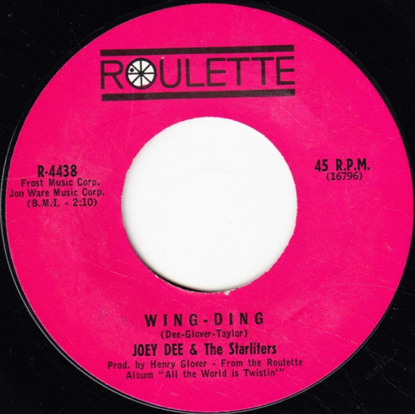 Joey Dee & The Starliters : What Kind Of Love Is This (7", Single, Styrene, Bri)