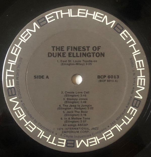 Duke Ellington : The Bethlehem Years, Volume I (LP, Album, RE)
