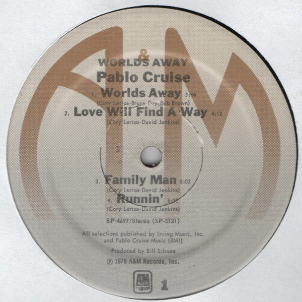 Pablo Cruise : Worlds Away (LP, Album, SXT)