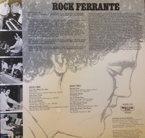 Rock Ferrante : The First Time (LP, Album)