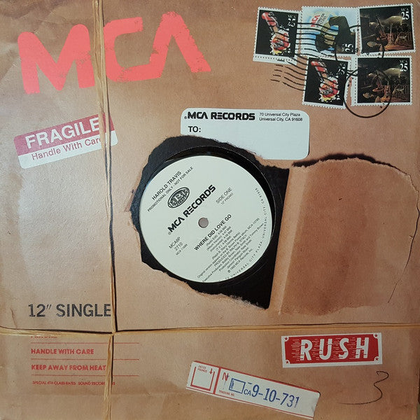 Harold Travis : Where Did Love Go (12", Promo)
