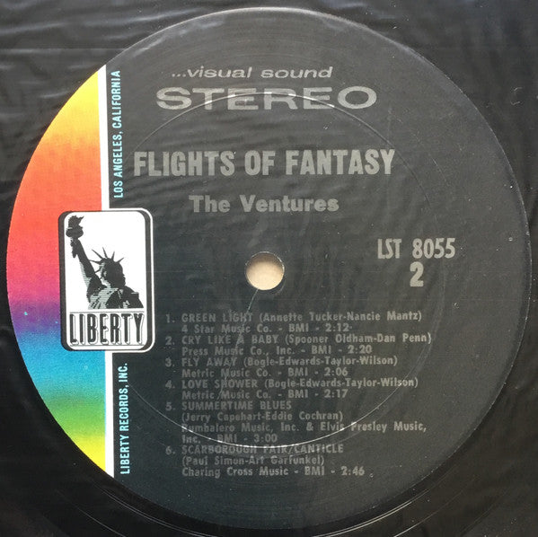 The Ventures : Flights Of Fantasy (LP, Album, Pit)