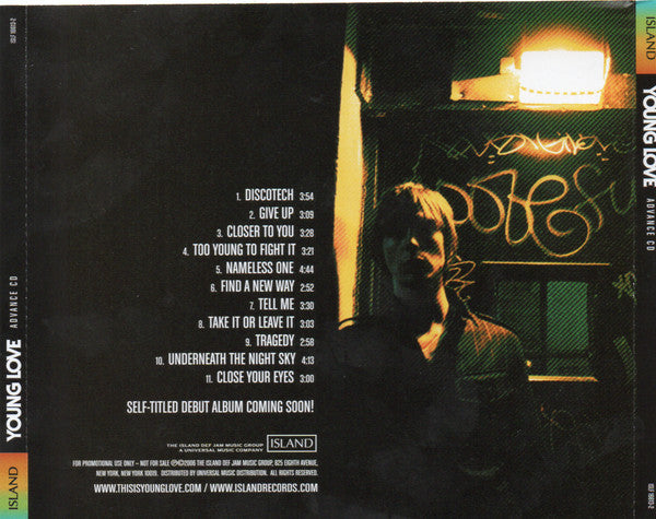 Young Love : Young Love (CD, Advance, Album, Promo)