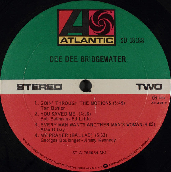 Dee Dee Bridgewater : Dee Dee Bridgewater (LP, Album, Mon)